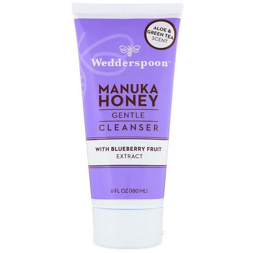 Wedderspoon, Manuka Honey, Gentle Cleanser, With Blueberry Fruit Extract, Aloe & Green Tea Scent, 6 fl oz (180 ml) Review