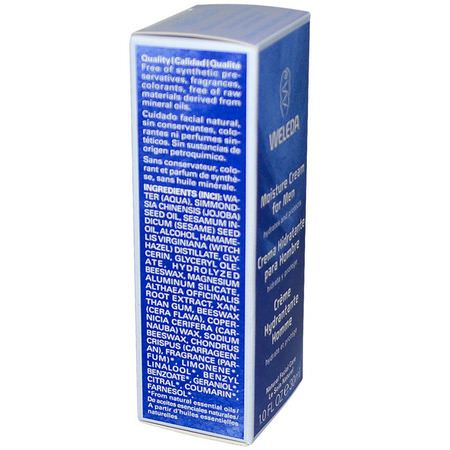 Ansiktsomsorg, Herrvård, Bad: Weleda, Moisture Cream for Men, 1.0 fl oz (30 ml)