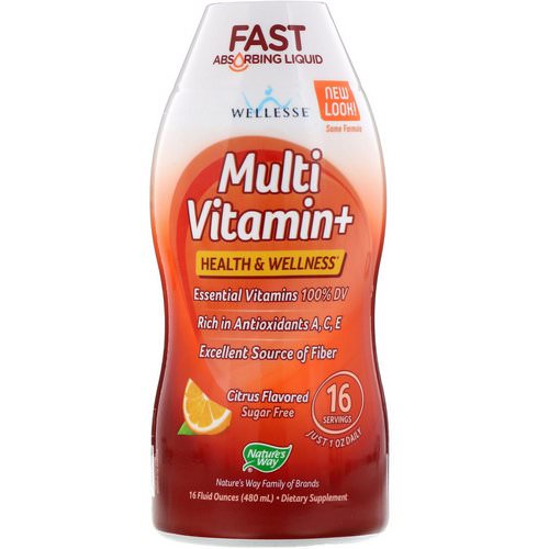 Wellesse Premium Liquid Supplements, Multi Vitamin+, Sugar Free, Citrus Flavored, 16 fl oz (480 ml) Review