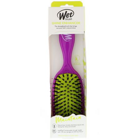 Hårborstar, Hårborstar, Bad: Wet Brush, Shine Enhancer Brush, Maintain, Purple, 1 Brush