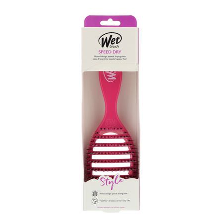 Hårborstar, Hårborstar, Bad: Wet Brush, Speed Dry Brush, Pink, 1 Brush