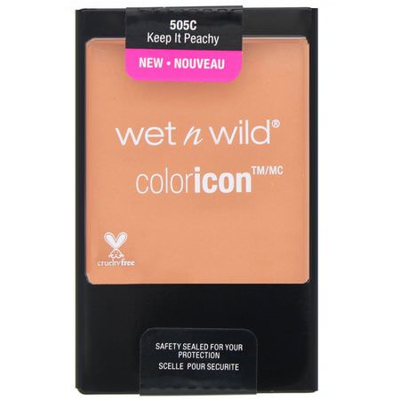 Blush, Face, Makeup: Wet n Wild, Color Icon Blush, Keep It Peachy, 0.2 oz (5.85 g)