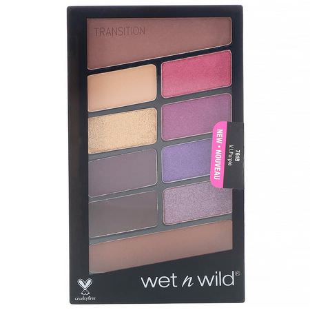 Makeupgåvor, Ögonskugga, Ögon, Smink: Wet n Wild, Color Icon Eyeshadow Palette, 761B V.I. Purple, 0.35 oz (10 g)