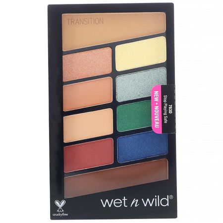 Makeupgåvor, Ögonskugga, Ögon, Smink: Wet n Wild, Color Icon Eyeshadow Palette, 763D Stop Playing Safe, 0.35 oz (10 g)