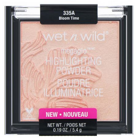 Markör, Ansikte, Smink: Wet n Wild, MegaGlo Highlighting Powder, Bloom Time, 0.19 oz (5.4 g)