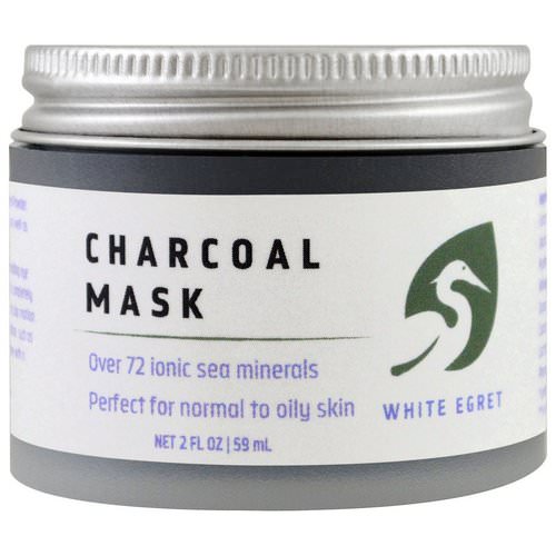 White Egret Personal Care, Charcoal Mask, 2 fl oz (59 ml) Review