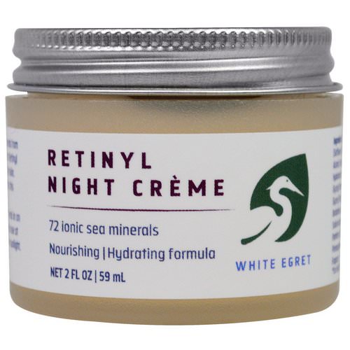 White Egret Personal Care, Retinyl Night Cream, 2 fl oz (59 ml) Review