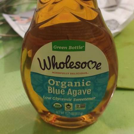 Agave Nectar, Sweeteners, Honey: Wholesome, Organic Blue Agave, 1.46 lbs (666 g)