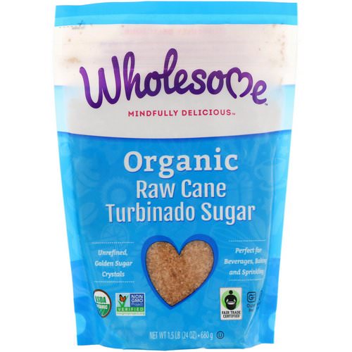 Wholesome, Organic Turbinado, Raw Cane Sugar, 1.5 lbs (24 oz.) - 680 g Review
