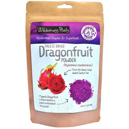 Wilderness Poets, Freeze Dried Dragon Fruit Powder, 3.5 oz (99 g) Review