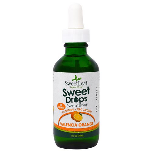 Wisdom Natural, SweetLeaf Liquid Stevia, Valencia Orange, 2 fl oz (60 ml) Review