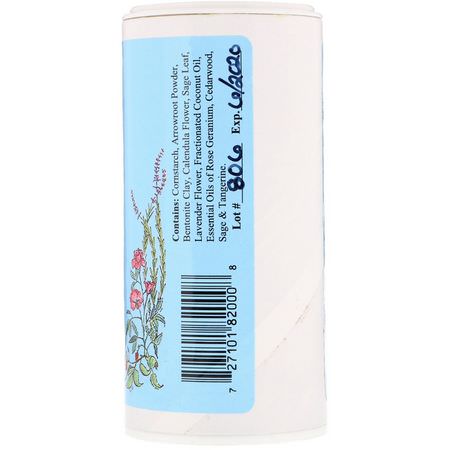 Deodorant, Bath: WiseWays Herbals, Calendula Body Powder, 3 oz (85 g)