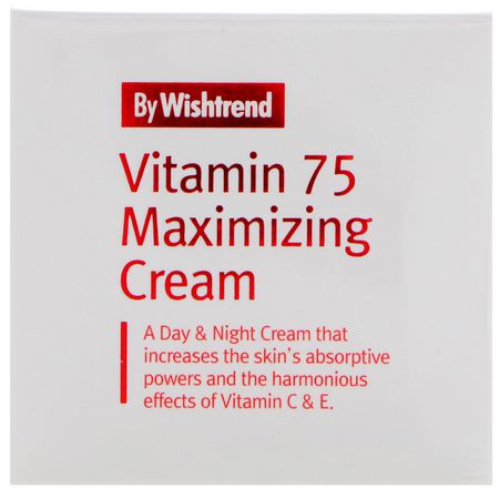 K-Beauty Moisturizers, Creams, Face Moisturizers, Beauty: Wishtrend, Vitamin 75 Maximizing Cream, 1.76 oz