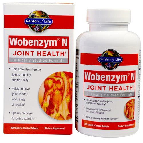 Wobenzym N, Joint Health, 200 Enteric-Coated Tablets Review