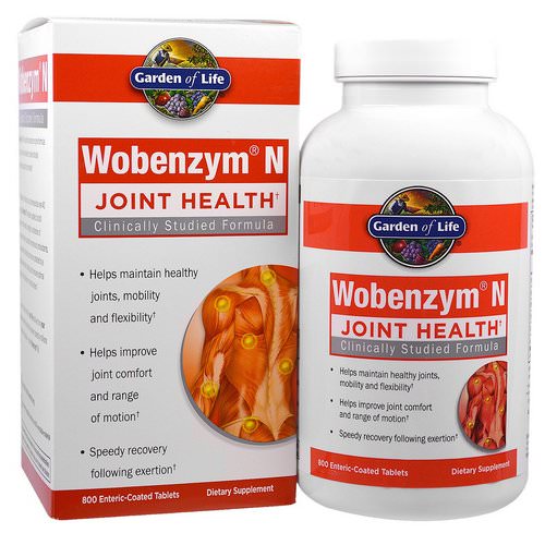 Wobenzym N, Joint Health, 800 Enteric-Coated Tablets Review