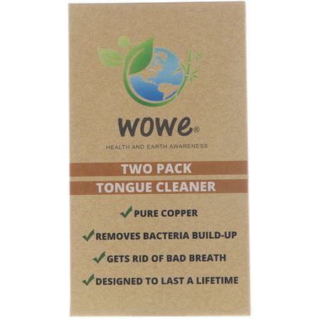 Oral Care, Bath: Wowe, Pure Copper Tongue Cleaner, 2 Pack