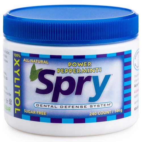 Xlear, Spry, Power Peppermints, Sugar Free, 240 Count, (144 g) Review