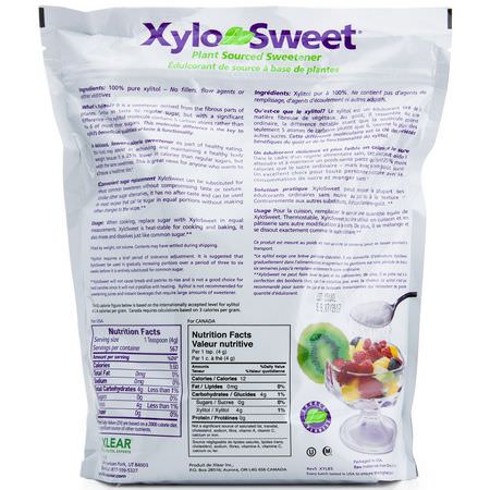 Xylitol, Sötningsmedel, Honung: Xlear, XyloSweet, Plant Sourced Sweetener, 5 lbs (2.27 kg)