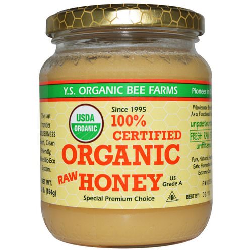 Y.S. Eco Bee Farms, 100% Certified Organic Raw Honey, 1.0 lb (454 g) Review