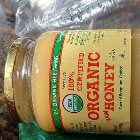 Y.S. Eco Bee Farms, 100% Certified Organic Raw Honey, 8.0 oz (226 g)