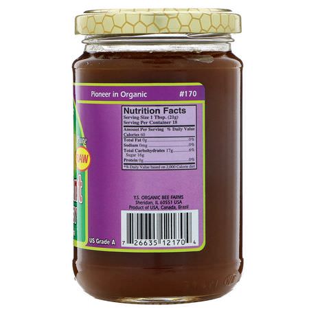 Sötningsmedel, Honung: Y.S. Eco Bee Farms, Antioxidant Power Honey, 13.5 oz (383 g)