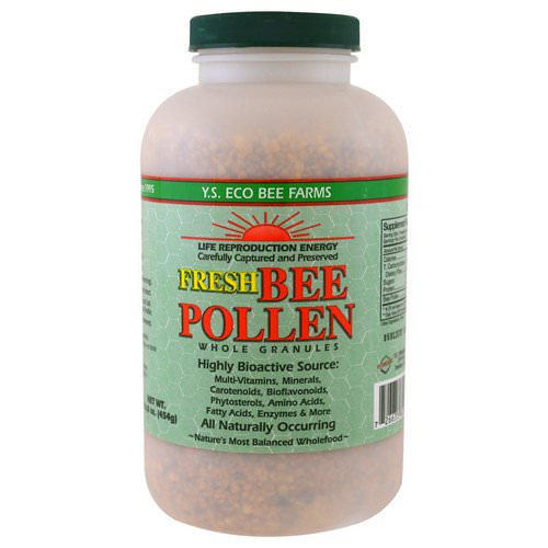 Y.S. Eco Bee Farms, Fresh Bee Pollen Whole Granules, 16.0 oz (454 g) Review