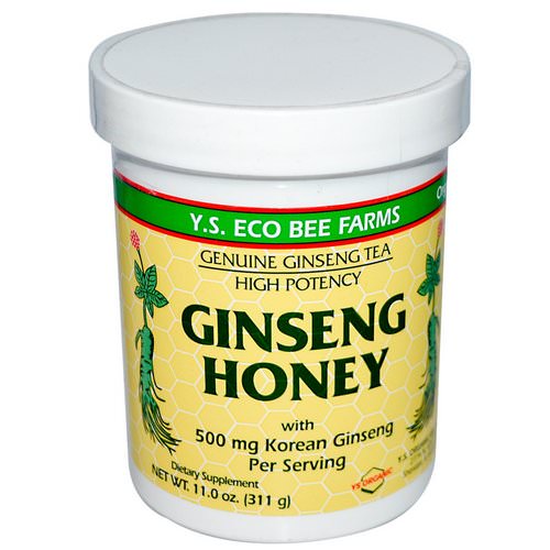 Y.S. Eco Bee Farms, Ginseng Honey, 11.0 oz (311 g) Review
