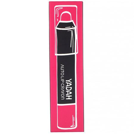 Läppstift, Läppar, Smink: Yadah, Auto Lip Crayon, 03 Pink Holic, 0.08 oz (2.5 g)