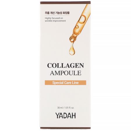 Serum, Behandlingar, Hudvård: Yadah, Collagen Ampoule, 1.01 fl oz (30 ml)