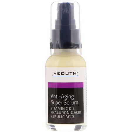 Yeouth Anti-Aging Firming Hyaluronic Acid Serum Cream - Grädde, Hyaluronsyra-Serum, Uppstramning, Anti-Aging