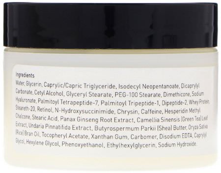 Grädde, Hyaluronsyra-Serum, Ögonkräm: Yeouth, Retinol, 2.5% Eye Cream, 1 fl oz (30 ml)