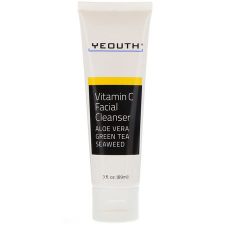 Yeouth Face Wash Cleansers Vitamin C Beauty - C-Vitamin, Rengöringsmedel, Ansikts Tvätt, Skrubba