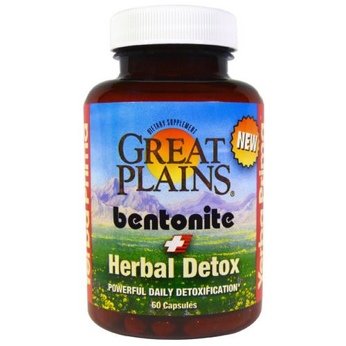 Yerba Prima, Great Plains Bentonite + Herbal Detox, 60 Capsules Review