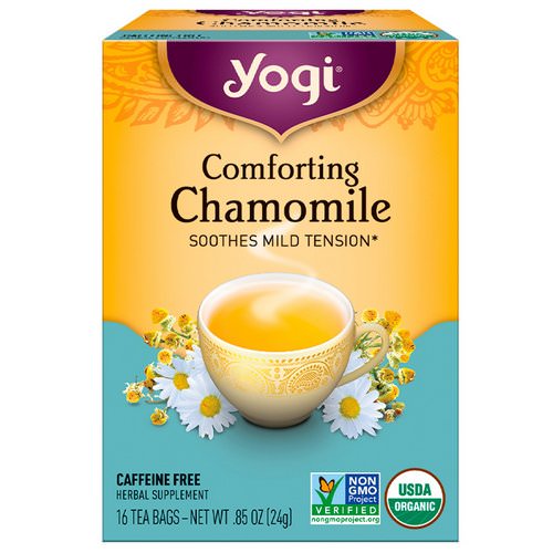 Yogi Tea, Comforting Chamomile, Caffeine Free, 16 Tea Bags, .85 oz (24 g) Review