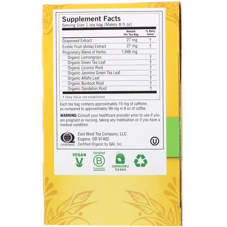 Örtte, Grönt Te: Yogi Tea, Green Tea Super Antioxidant, 16 Tea Bags, 1.12 oz (32 g)