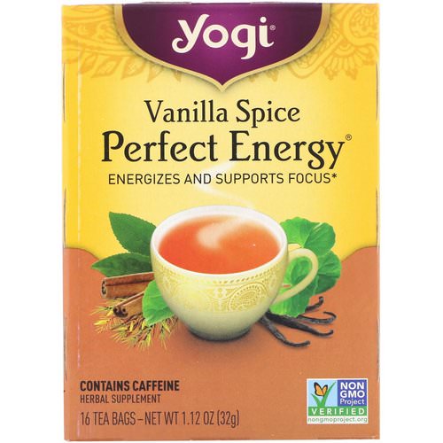 Yogi Tea, Perfect Energy, Vanilla Spice, 16 Tea Bags, 1.12 oz (32 g) Review