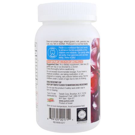 Yum-Vs Iron Ascorbic Acid - Askorbinsyra, C-Vitamin, Vitaminer, Järn