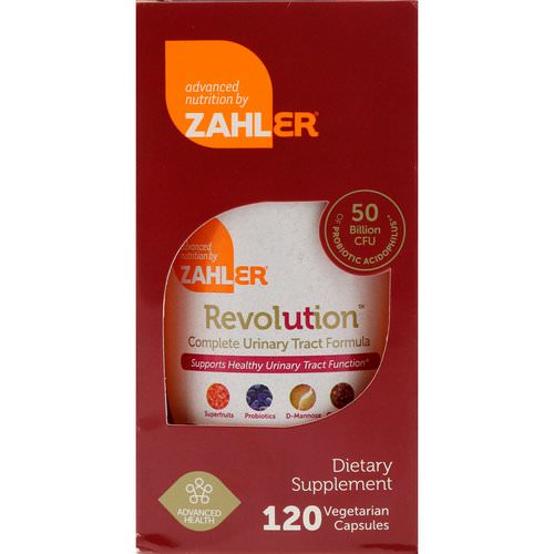 Zahler, Revolution, Complete Urinary Tract Formula, 120 Vegetarian Capsules Review