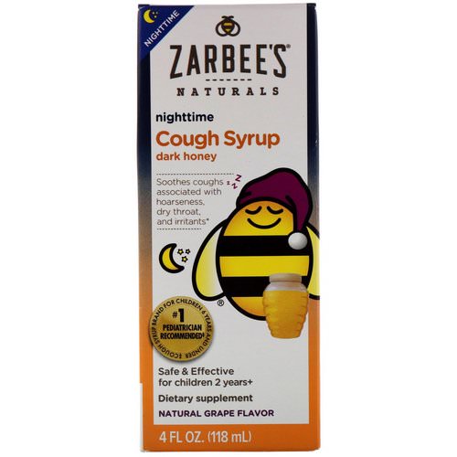 Zarbee's, Children's Nighttime Cough Syrup, Natural Grape Flavor, 4 fl oz (118 ml) Review