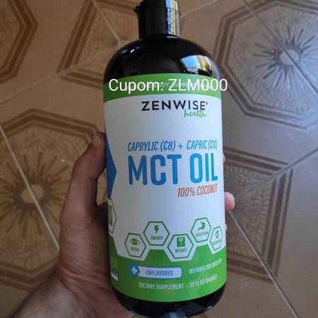 Zenwise Health Mct-Olja, Vikt, Kost, Kosttillskott