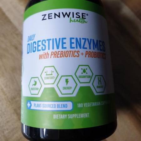 Zenwise Health Probiotika, Matsmältningsenzymer, Matsmältning, Kosttillskott
