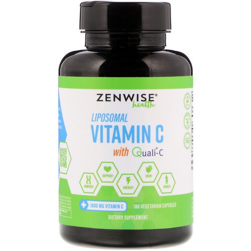Zenwise Health, Liposomal Vitamin C with Quali-C, 180 Vegetarian Capsules Review