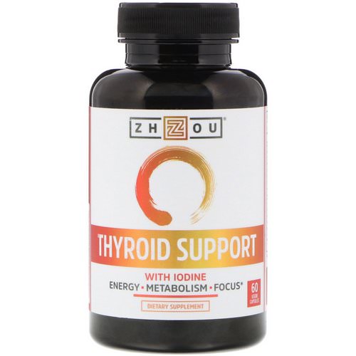 Zhou Nutrition, Thyroid Support with Iodine, 60 Veggie Capsules Review