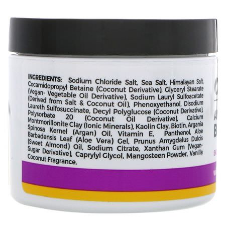 Scrubs, Exfoliators, Scrub, Tone: Zion Health, Adama, Ancient Clay, Body Scrub, Vanilla Coconut, 4 oz (113 g)