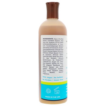 Schampo, Hårvård, Bad: Zion Health, Adama, Hydrating Shampoo, Coconut Jasmine, 16 fl oz (473 ml)
