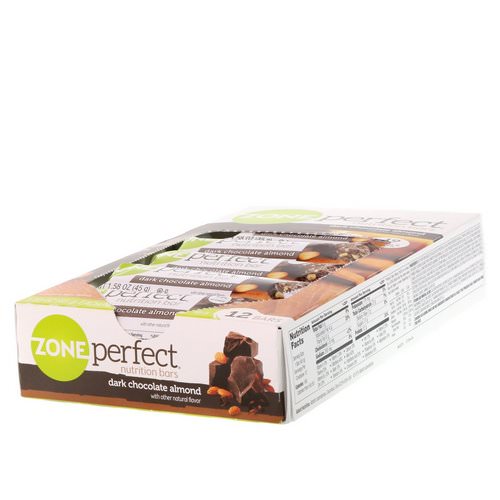 ZonePerfect, Nutrition Bars, Dark Chocolate Almond, 12 Bars, 1.58 oz (45 g) Each Review